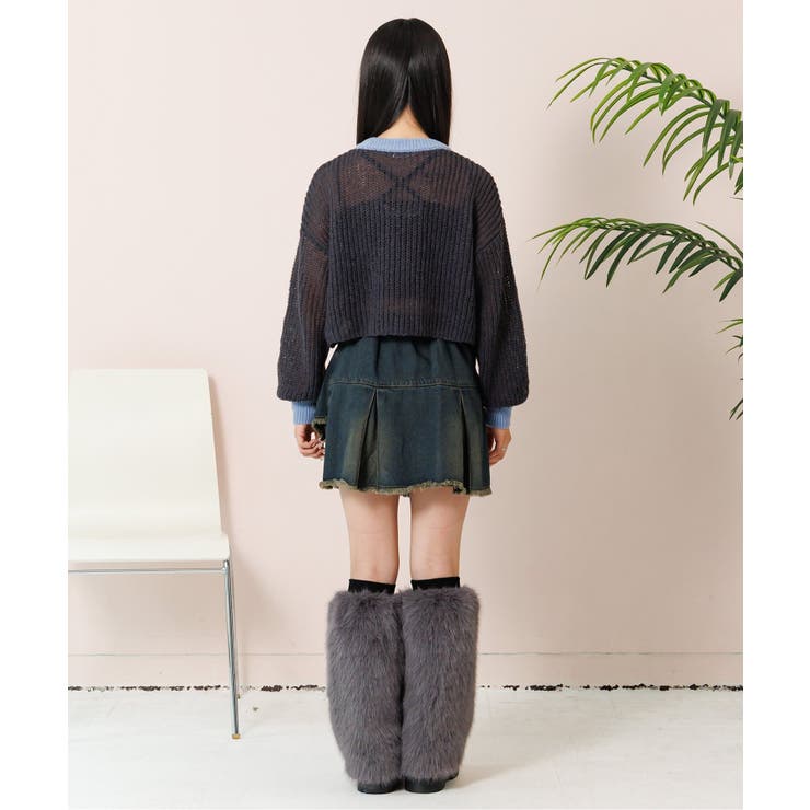 プリーツラップグランジスカート | F.O.Online Store | 詳細画像16 