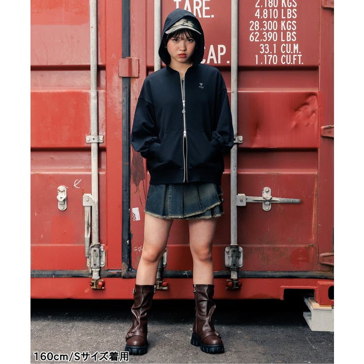 プリーツラップグランジスカート | F.O.Online Store | 詳細画像17 