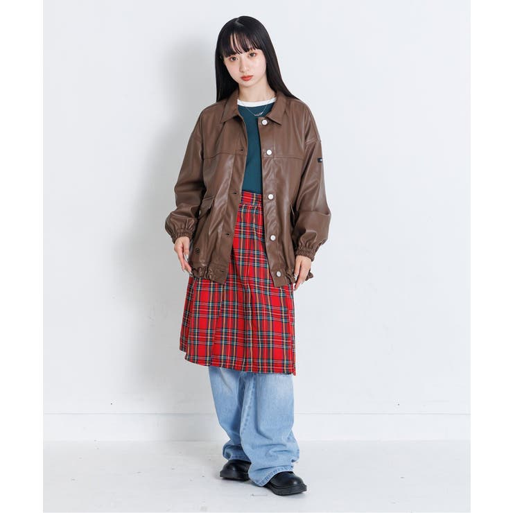 ミディプリーツチェックスカート | F.O.Online Store | 詳細画像17 