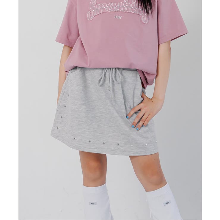 カットソースタッズ台形スカパン | F.O.Online Store | 詳細画像1 