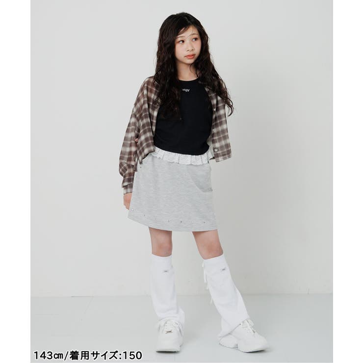 カットソースタッズ台形スカパン | F.O.Online Store | 詳細画像15 