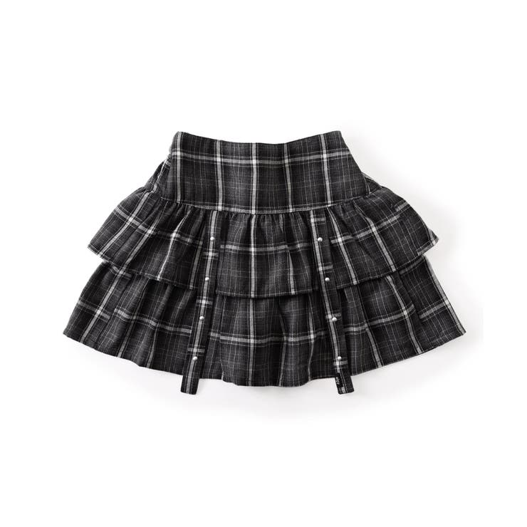 ブラック | ティアードフリルスカパン | F.O.Online Store
