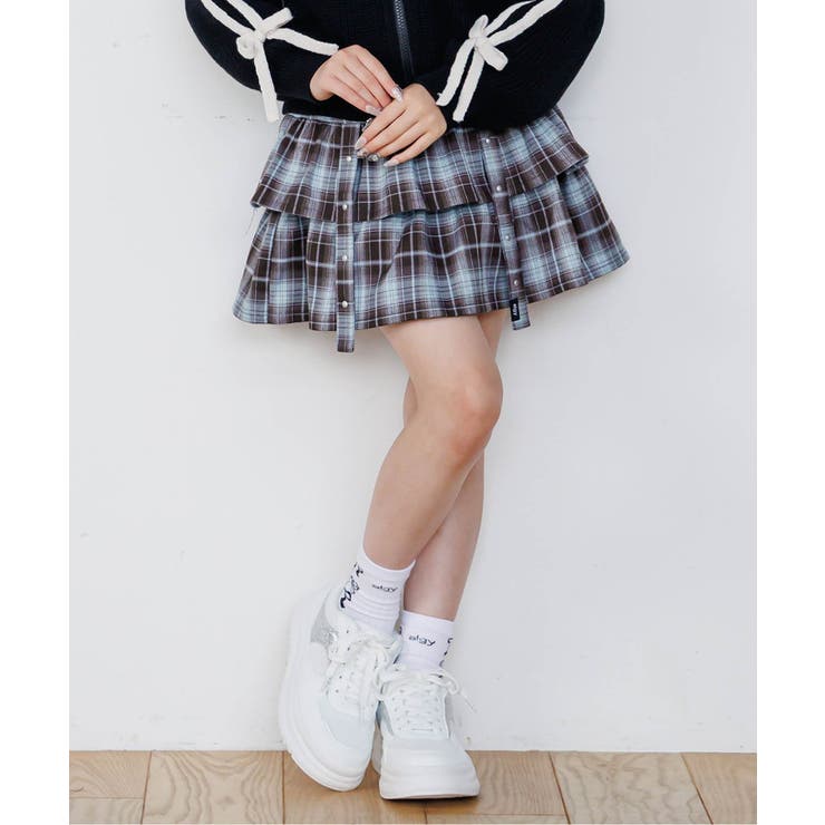 ブラウン | ティアードフリルスカパン | F.O.Online Store