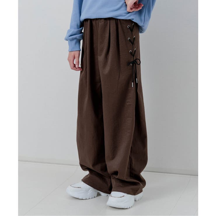 サイドレースアップワイドパンツ | F.O.Online Store | 詳細画像6 