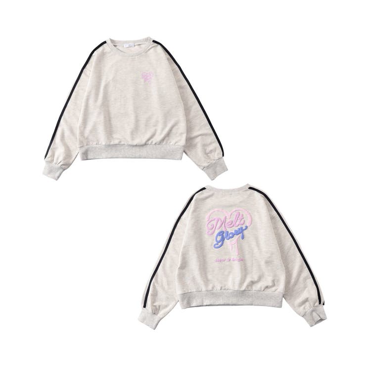 ハートロゴミニ裏毛トレーナー＆スカパンセットアップ | F.O.Online Store | 詳細画像4 