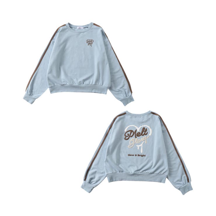 ハートロゴミニ裏毛トレーナー＆スカパンセットアップ | F.O.Online Store | 詳細画像6 