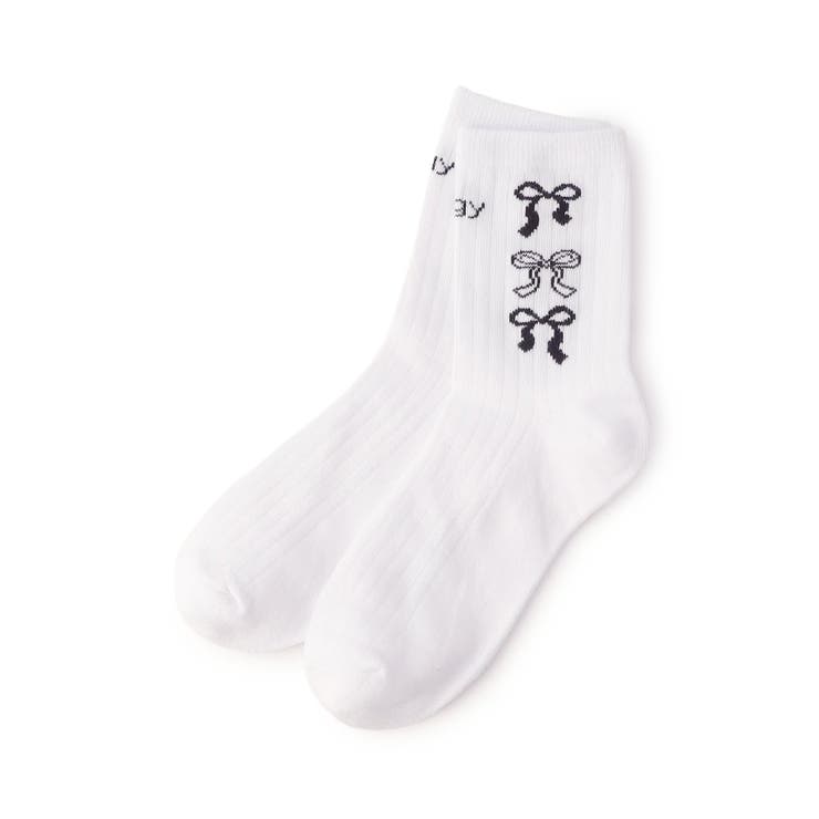 サイドりぼんクルーソックス | F.O.Online Store | 詳細画像2 