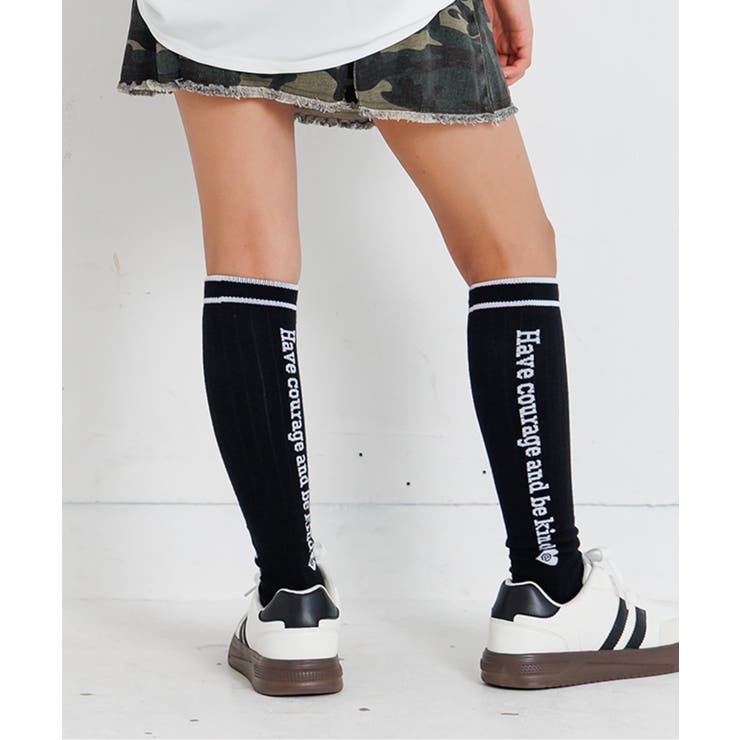 ブラック | サイドロゴハイソックス | F.O.Online Store
