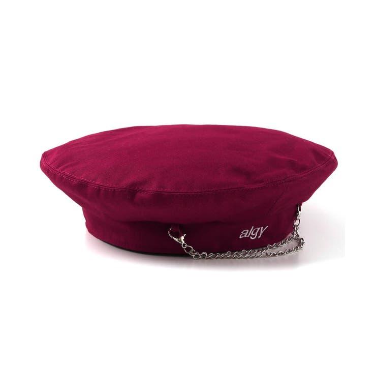 エンジ | チェーン付きベレー帽 | F.O.Online Store