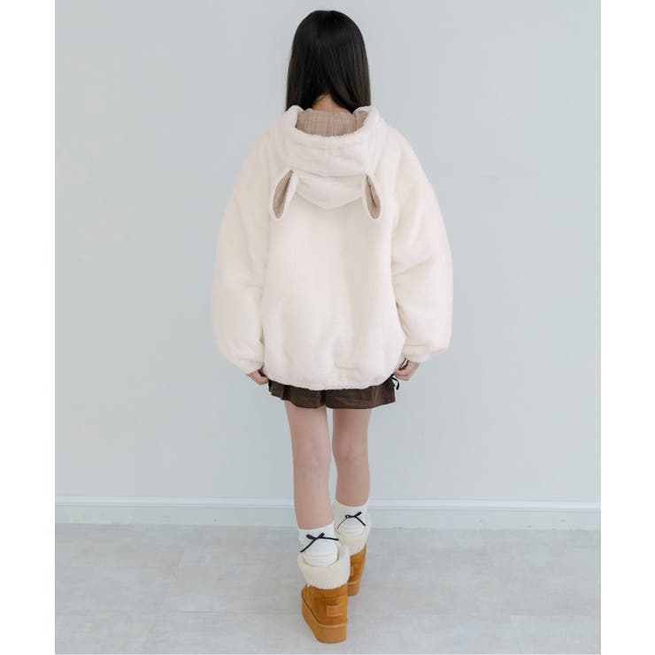 ひつじ耳エコファーアウター  | F.O.Online Store | 詳細画像16 