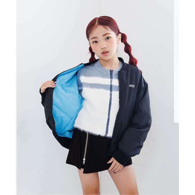 ブラック | ライニング配色ライトブルゾン | F.O.Online Store