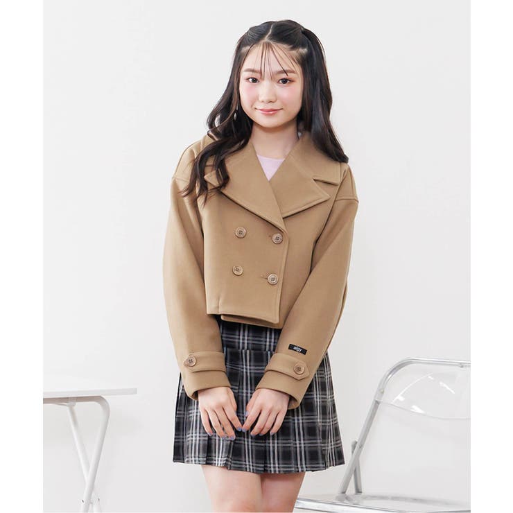 ベージュ | ショート丈ピーコート | F.O.Online Store