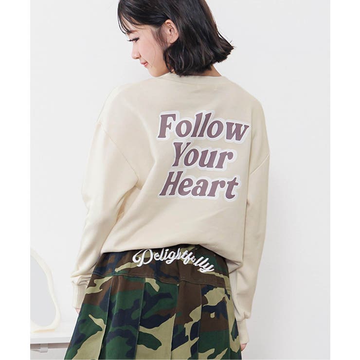 アイボリー | バックロゴトレーナー | F.O.Online Store