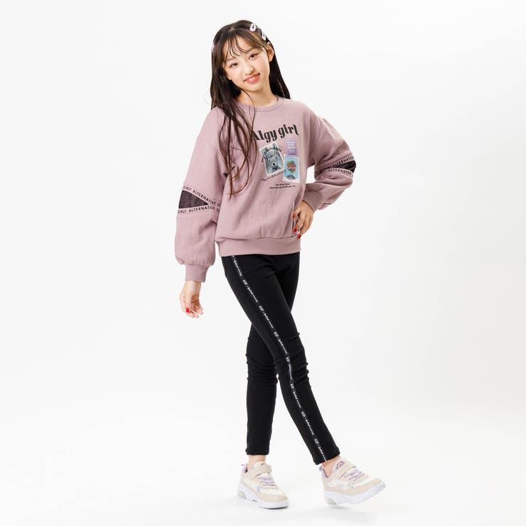 転写プリントメッシュ切替トレーナー_裏起毛 | F.O.Online Store | 詳細画像13 