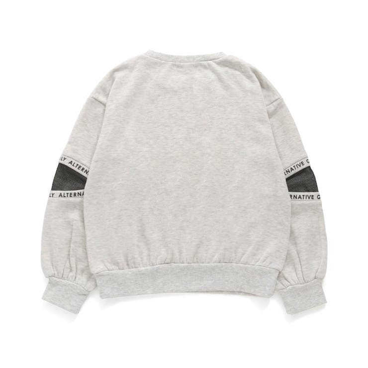 転写プリントメッシュ切替トレーナー_裏起毛 | F.O.Online Store | 詳細画像3 