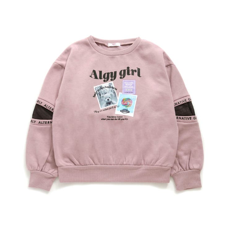 転写プリントメッシュ切替トレーナー_裏起毛 | F.O.Online Store | 詳細画像4 