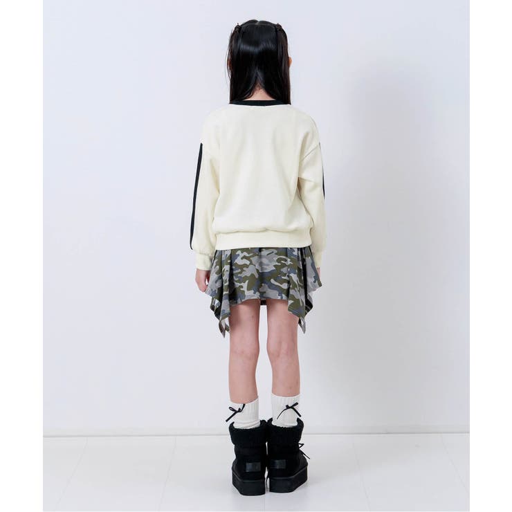 【puchily プチプラライン】ラインスリーブトレーナー | F.O.Online Store | 詳細画像10 