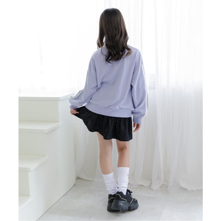 【puchily プチプラライン】ラインスリーブトレーナー | F.O.Online Store | 詳細画像16 