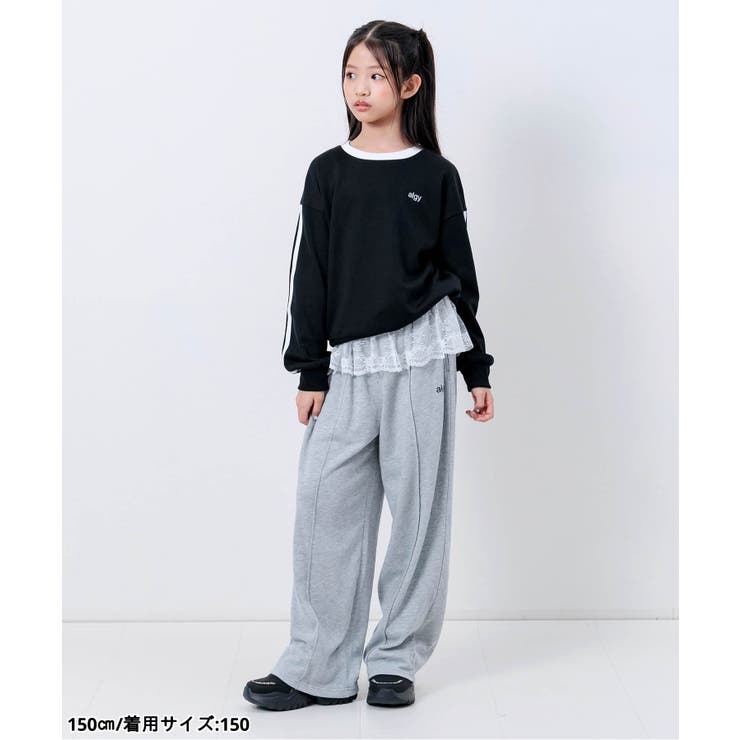 【puchily プチプラライン】ラインスリーブトレーナー | F.O.Online Store | 詳細画像3 