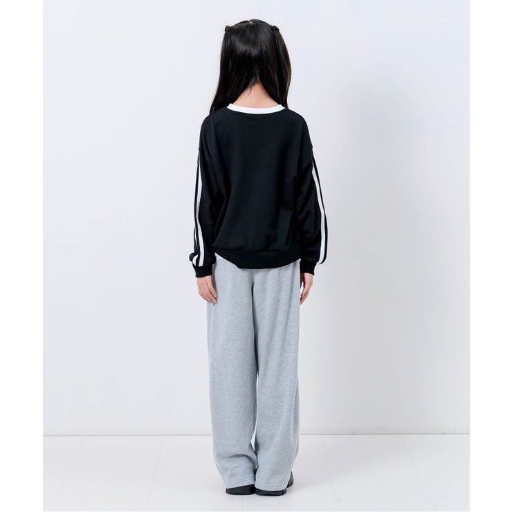 【puchily プチプラライン】ラインスリーブトレーナー | F.O.Online Store | 詳細画像4 