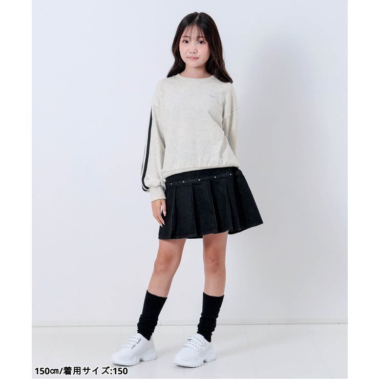 【puchily プチプラライン】ラインスリーブトレーナー | F.O.Online Store | 詳細画像6 