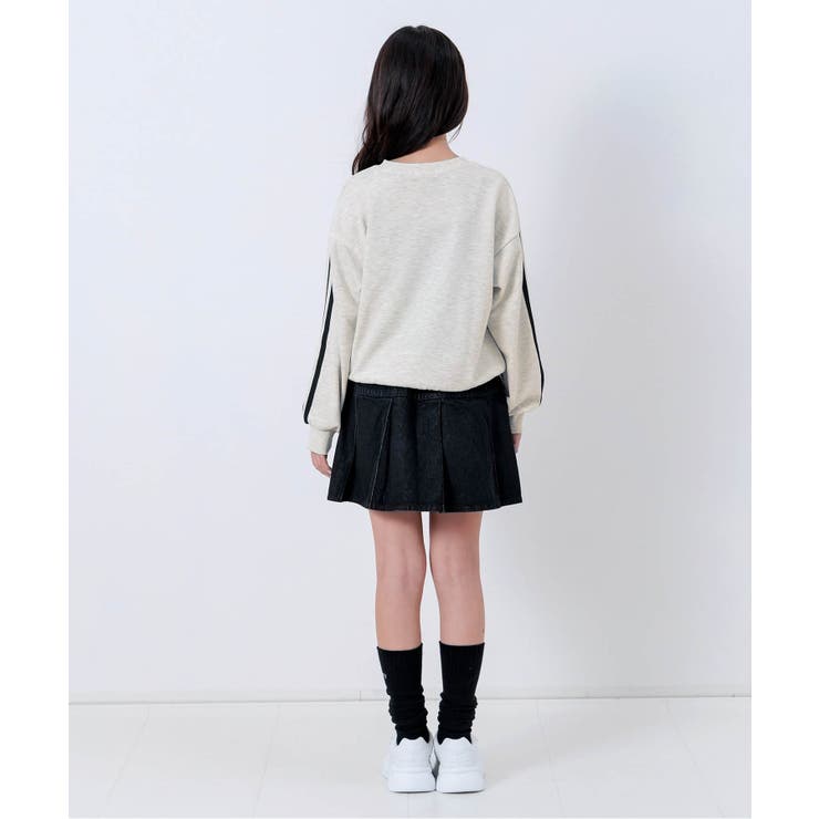 【puchily プチプラライン】ラインスリーブトレーナー | F.O.Online Store | 詳細画像7 