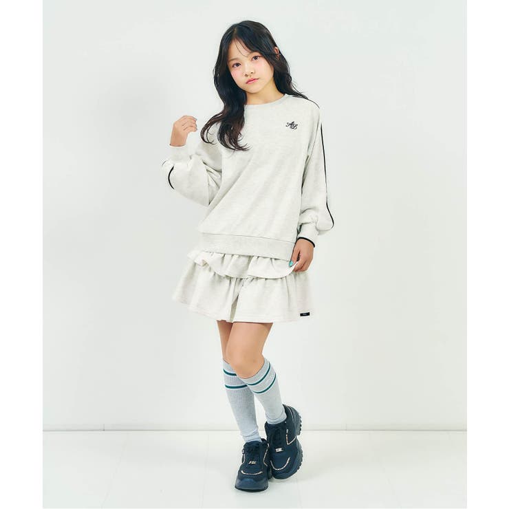 【セットアップ対応】パイピングライン裏毛トップス | F.O.Online Store | 詳細画像6 