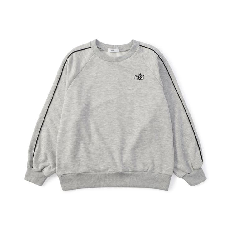 グレー | 【セットアップ対応】パイピングライン裏毛トップス | F.O.Online Store