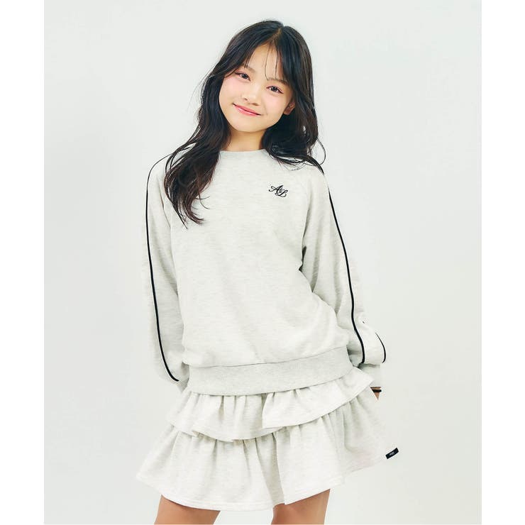 オフホワイト | 【セットアップ対応】パイピングライン裏毛トップス | F.O.Online Store