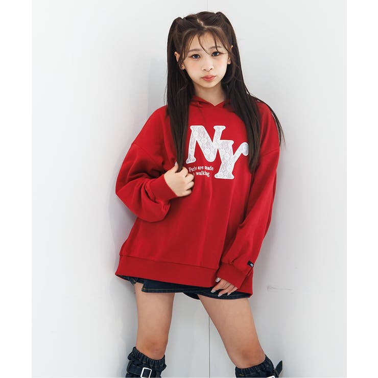 レッド | レースロゴBIGフーディ | F.O.Online Store