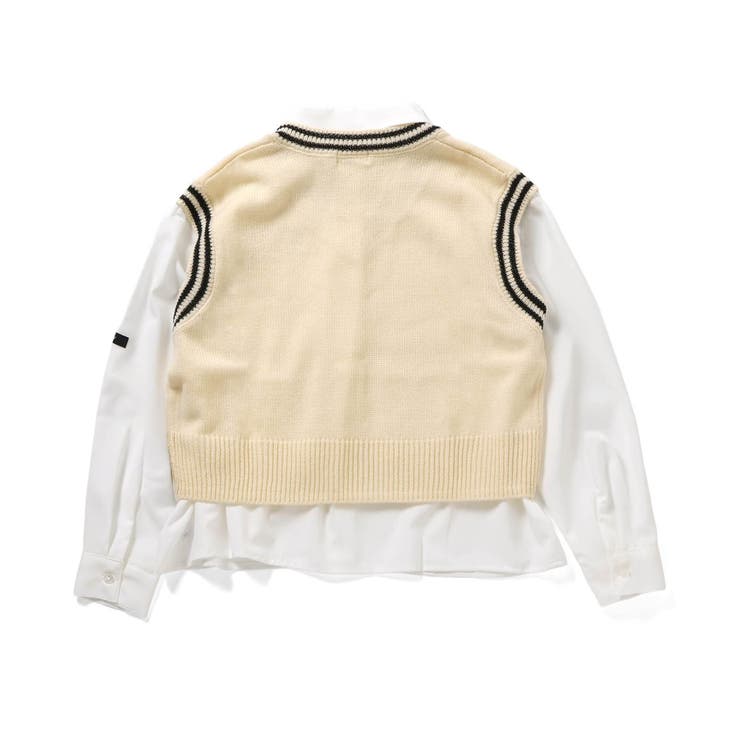 セレモニー対応】ニットベスト＆シャツセット[品番：FOKK0025213