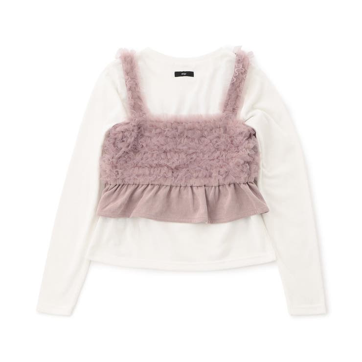 【セットアップ対応】スエードフリルキャミ&ロンTセット | F.O.Online Store | 詳細画像7