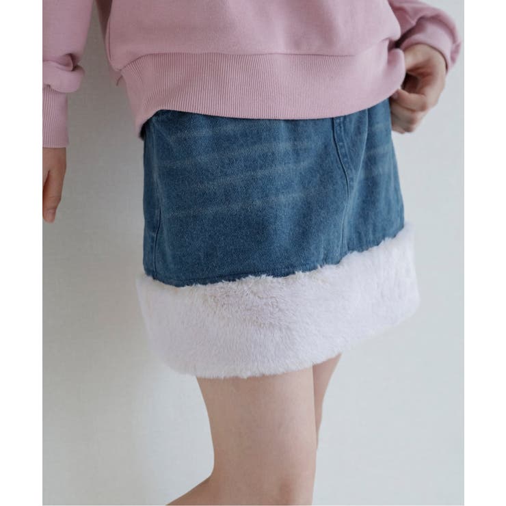 ファー付きスカパン | F.O.Online Store | 詳細画像19 