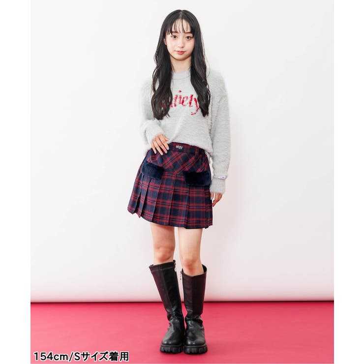 エコファーフラッププリーツスカート | F.O.Online Store | 詳細画像17 