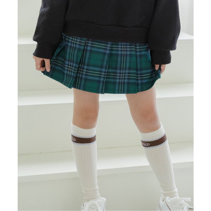グリーン | スタッズラインプリーツスカパン | F.O.Online Store