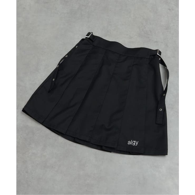 ブラック | ロングベルトプリーツスカパン | F.O.Online Store