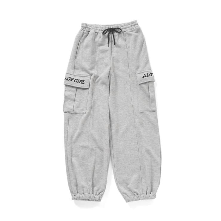 あおば着用　カーゴスウェットパンツ　金欠大学生様用 カーゴパンツ 裏起毛 スウェット ロゴ刺繍 ボトムス ロング