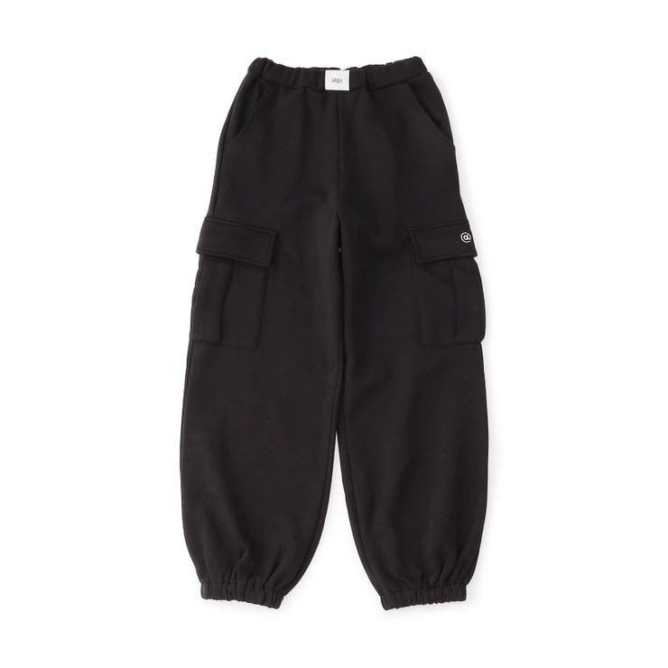 ブラック | 裏起毛フロントネームカーゴパンツ | F.O.Online Store