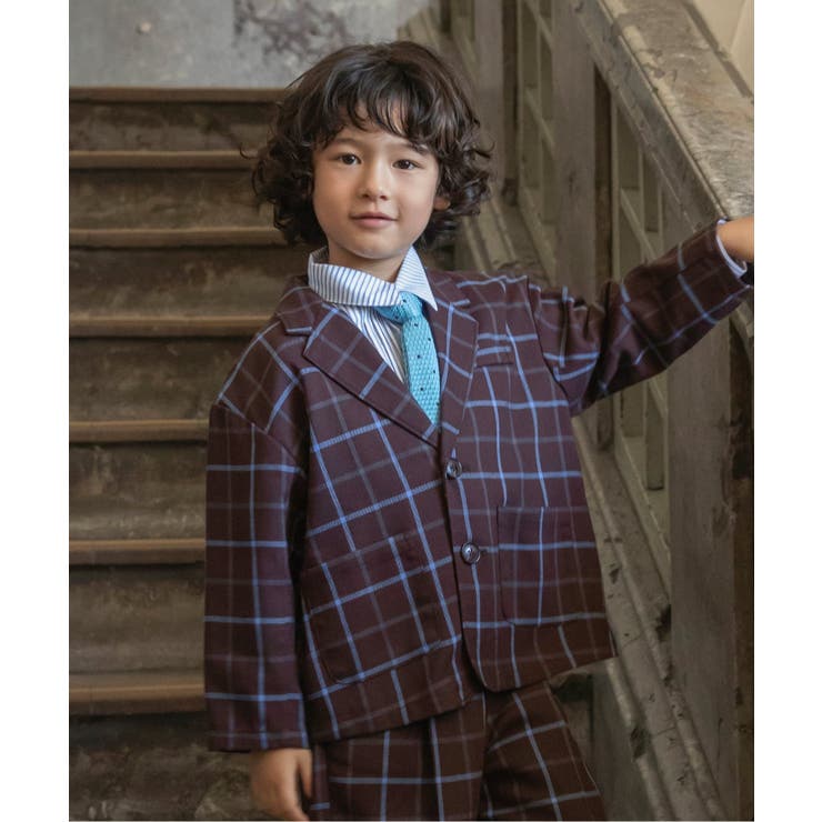 ブラウン | 【WEB限定】BOYSテーラード フォーマルジャケット | F.O.Online Store
