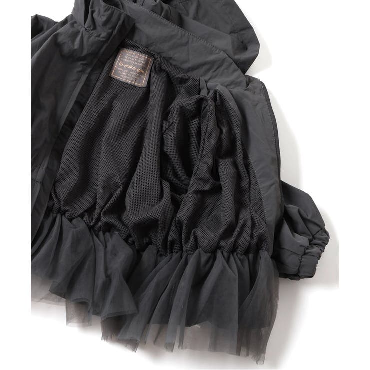 チュールペプラムブルゾン[品番：FOKK0021301]｜F.O.Online Store