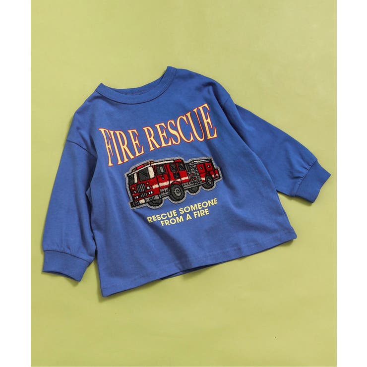 ブルー | 【リンク】ユニークサガラワッペンロンT | F.O.Online Store