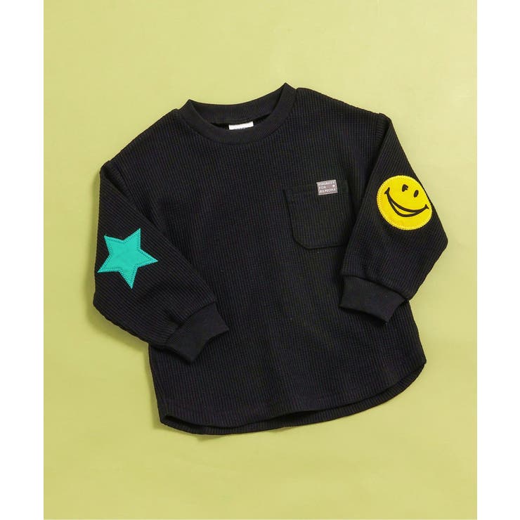 ブラック | 【リンク】エルボ?パッチロンT | F.O.Online Store