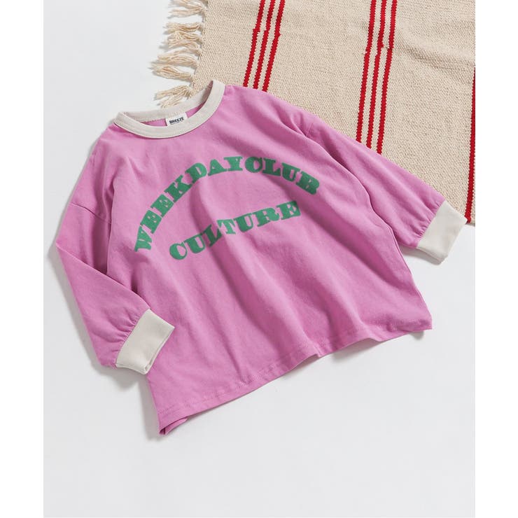 ピンク | ロゴ＆ナンバリングTシャツ | F.O.Online Store