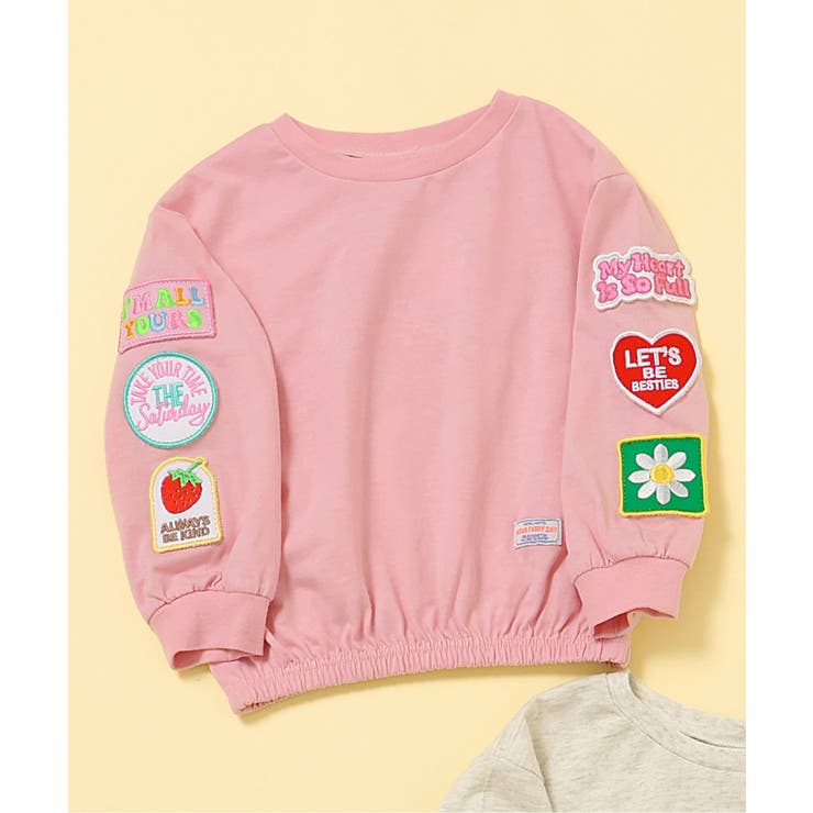 ピンク | 袖ワッペンいっぱいTシャツ | F.O.Online Store