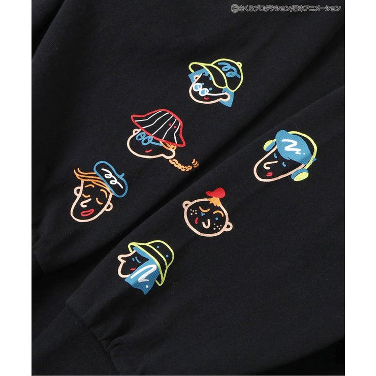 ちびまる子ちゃんコラボ 袖モチーフロンT | F.O.Online Store | 詳細画像5 