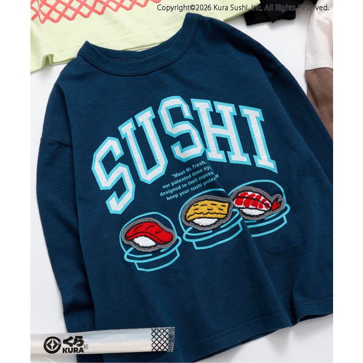ネイビーブルー | 【リンク】防汚加工 くら寿司コラボ 4柄4色Tシャツ | F.O.Online Store