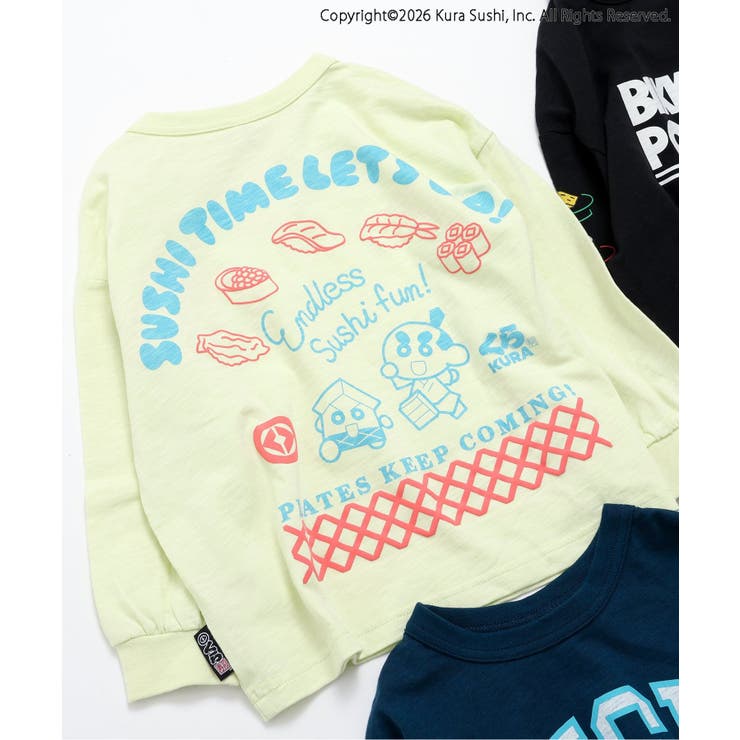 ライム | 【リンク】防汚加工 くら寿司コラボ 4柄4色Tシャツ | F.O.Online Store