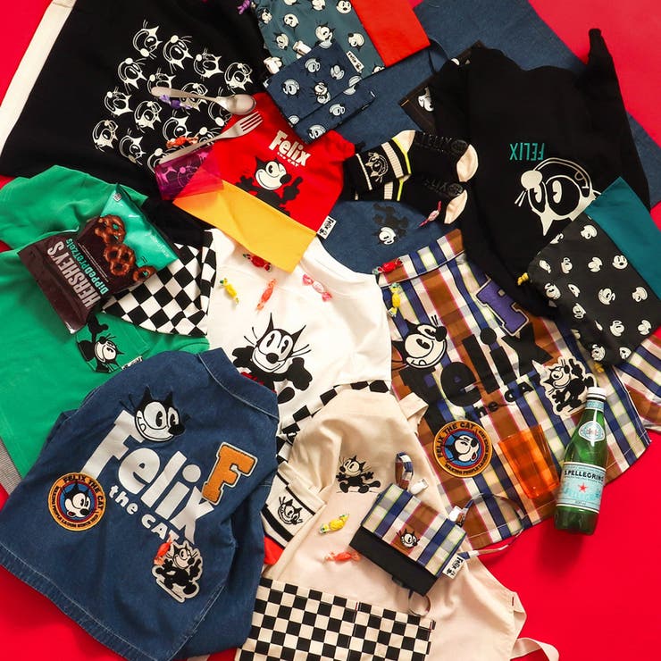 フィリックス・ザ・キャット】2柄2色Tシャツ[品番：FOKK0019068