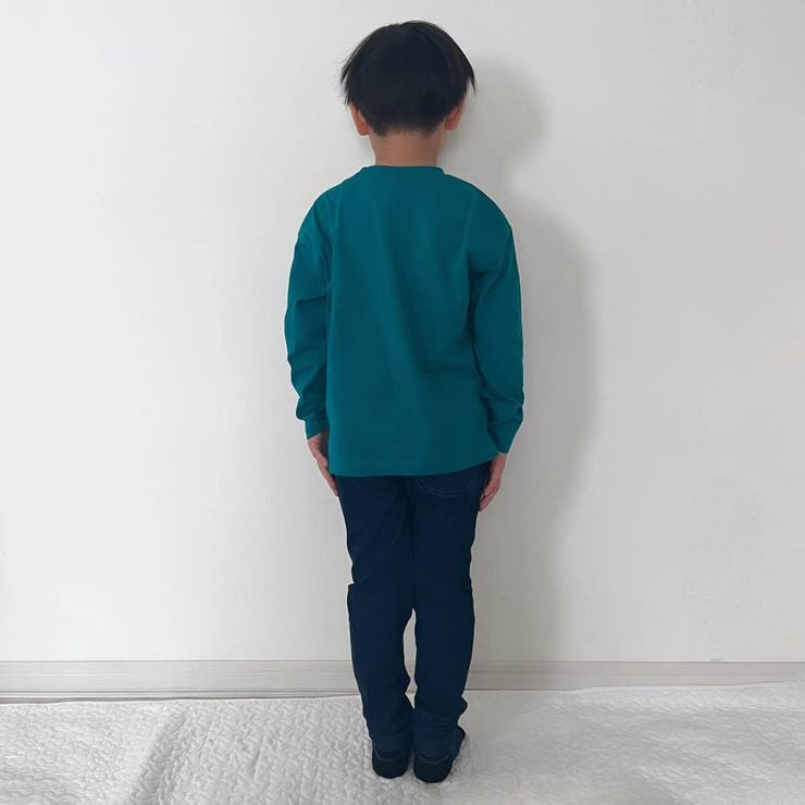 tシャツ 子供 無地 人気 青