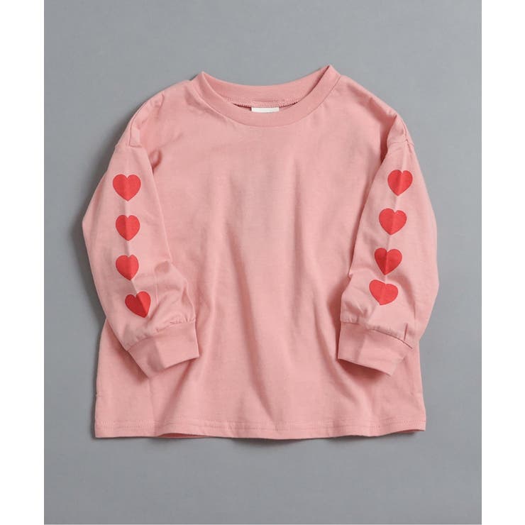 ピンク | WEB限定  袖イロイロプリントTシャツ | F.O.Online Store